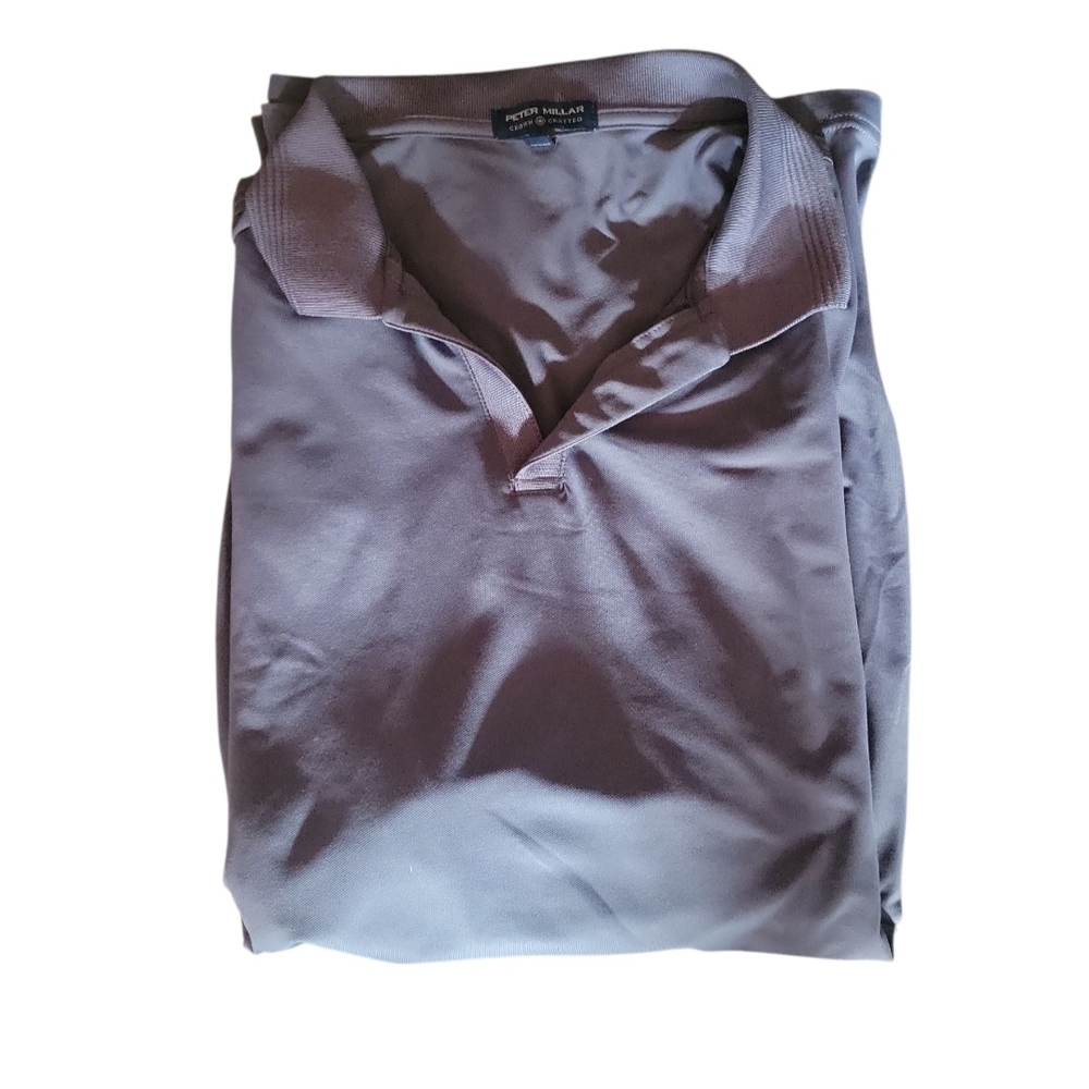 Peter Millar Men's Polo in Gray